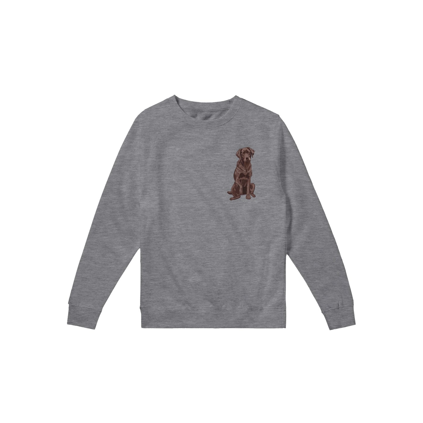 Cocoa Printed Premium Crewneck Sweatshirt