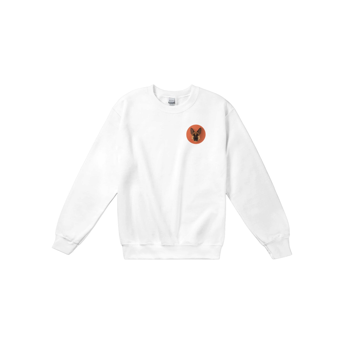 Shepherd Girl Orange Crewneck Sweatshirt