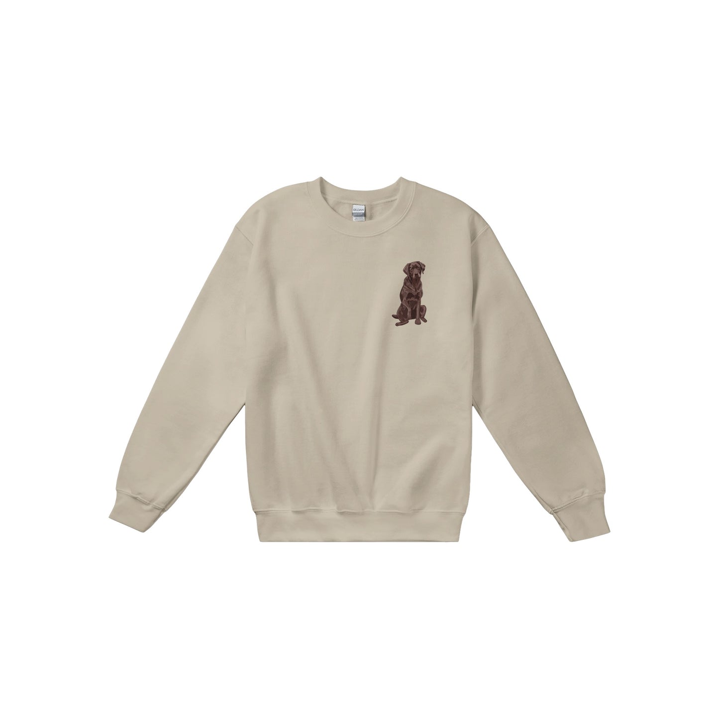 Cocoa Printed Crewneck Sweatshirt