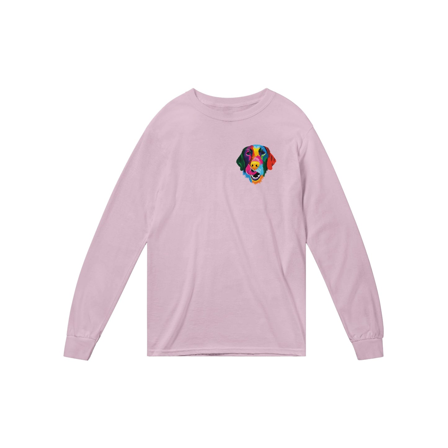 Color Silly Lab Printed Long Sleeve T-shirt