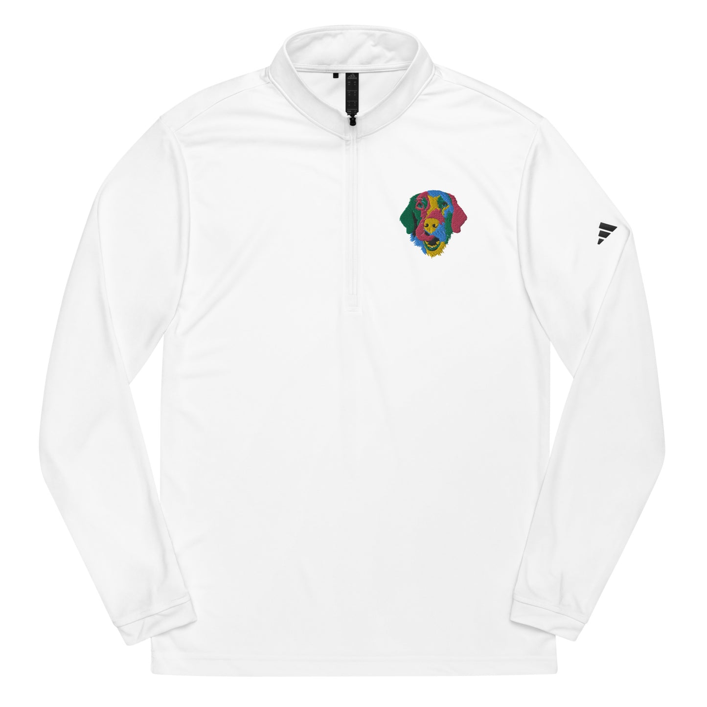 Adidas Embroidered Color Silly Lab Quarter Zip Pullover