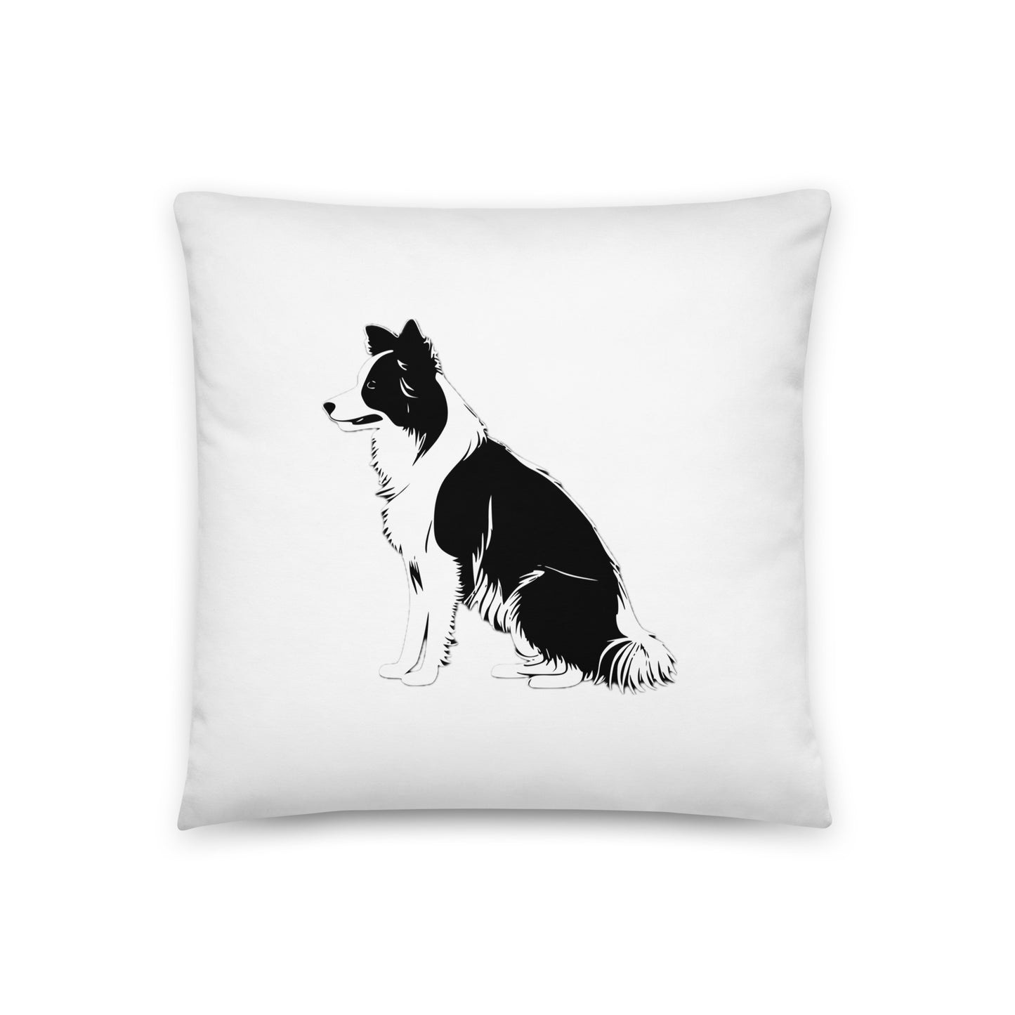 Collie Craze Boy & Girl Printed Throw Pillow