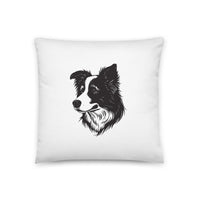 Collie Craze Printed Throw Pillow