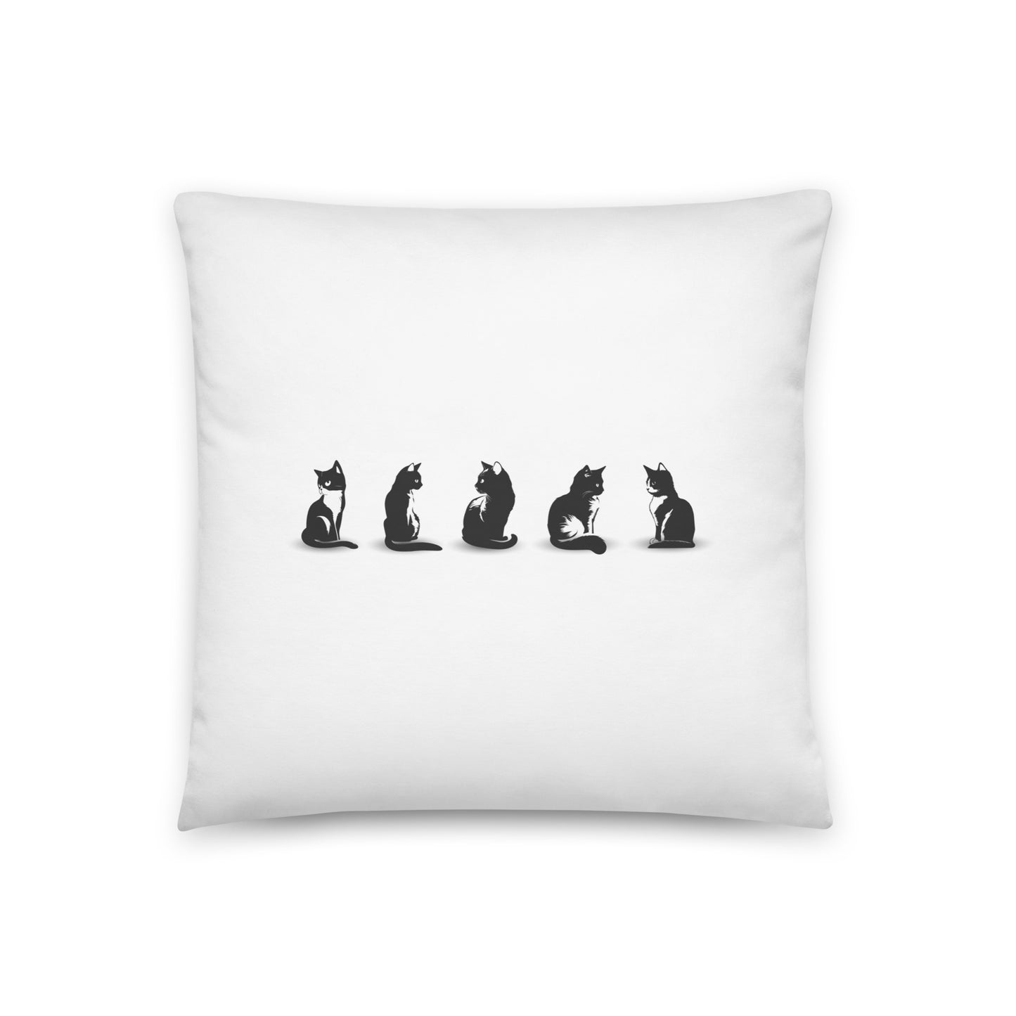 Sit kitty Throw Pillow