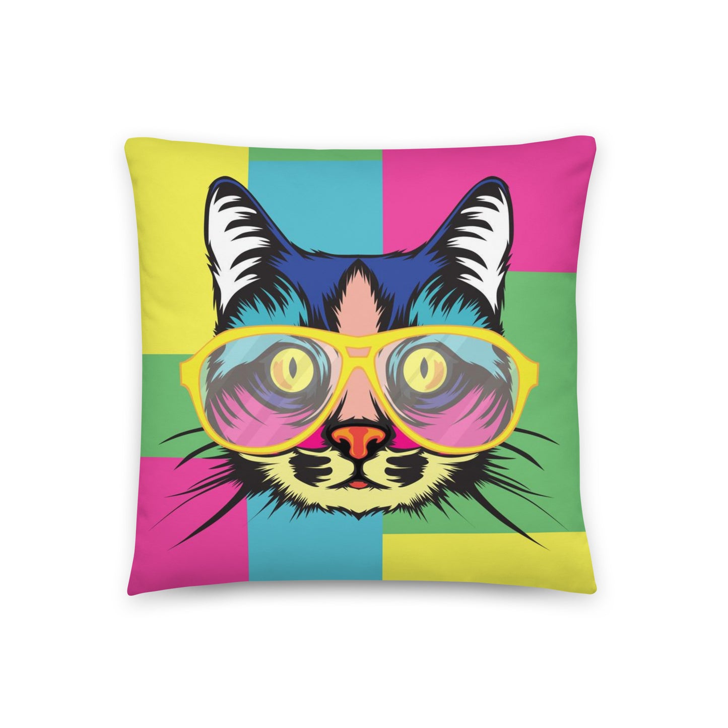 Chill Me-Out Cat Throw Pillow