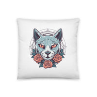 Slayer Kitty Throw Pillow