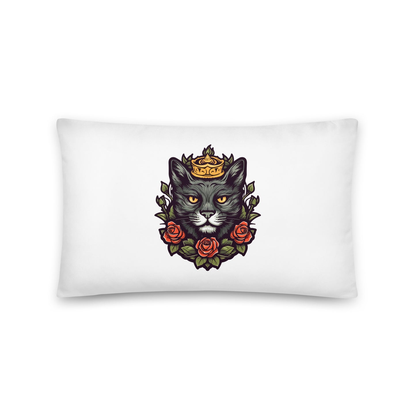 Jungle Cat Throw Pillow