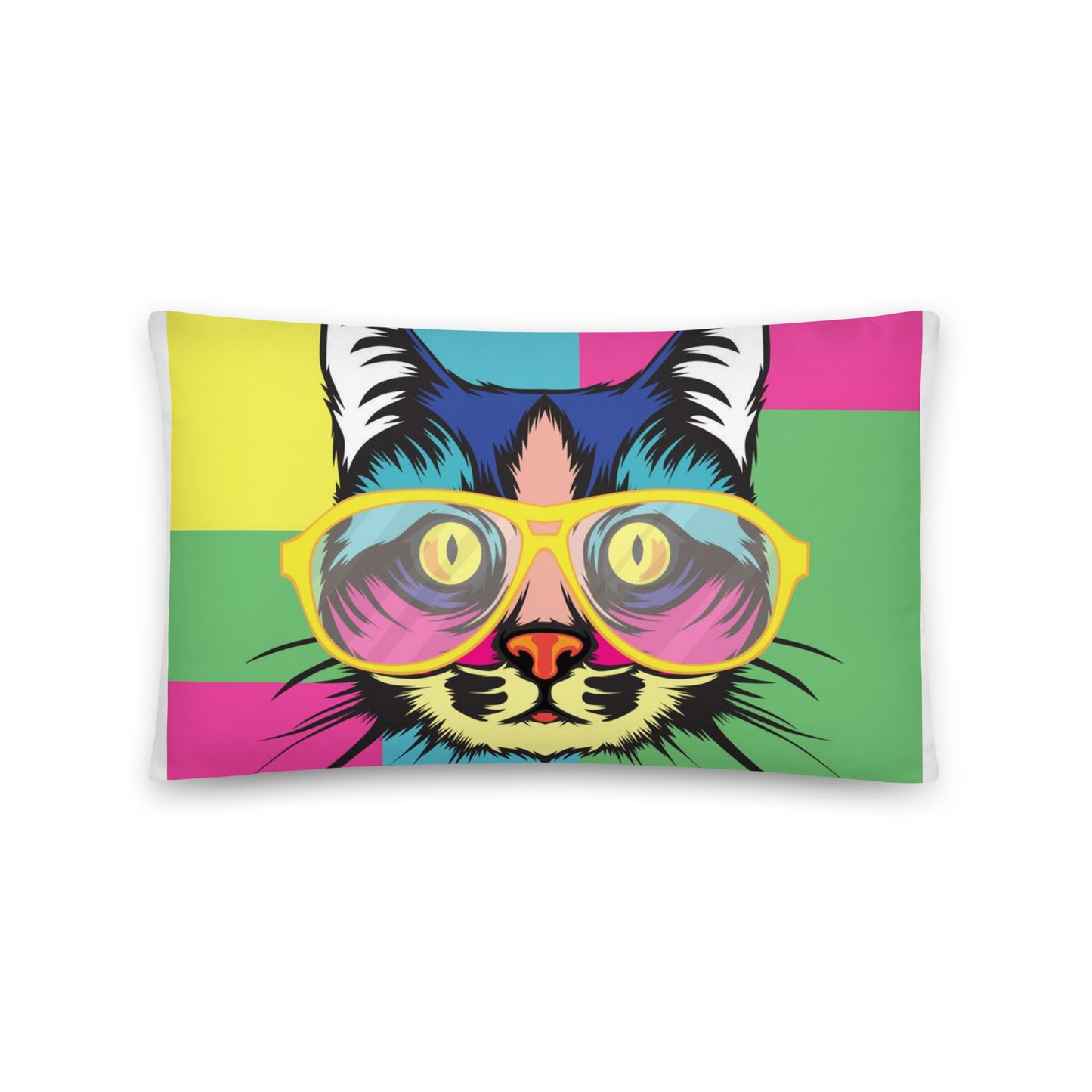 Chill Me-Out Cat Throw Pillow