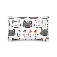 Happy Cat Throw Pillow