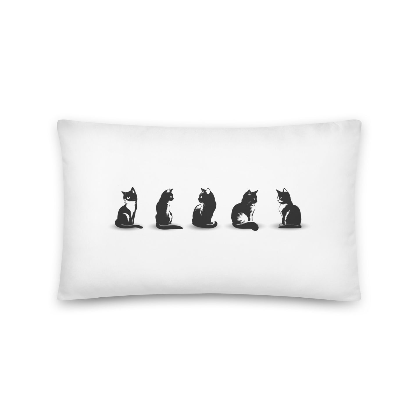 Sit kitty Throw Pillow