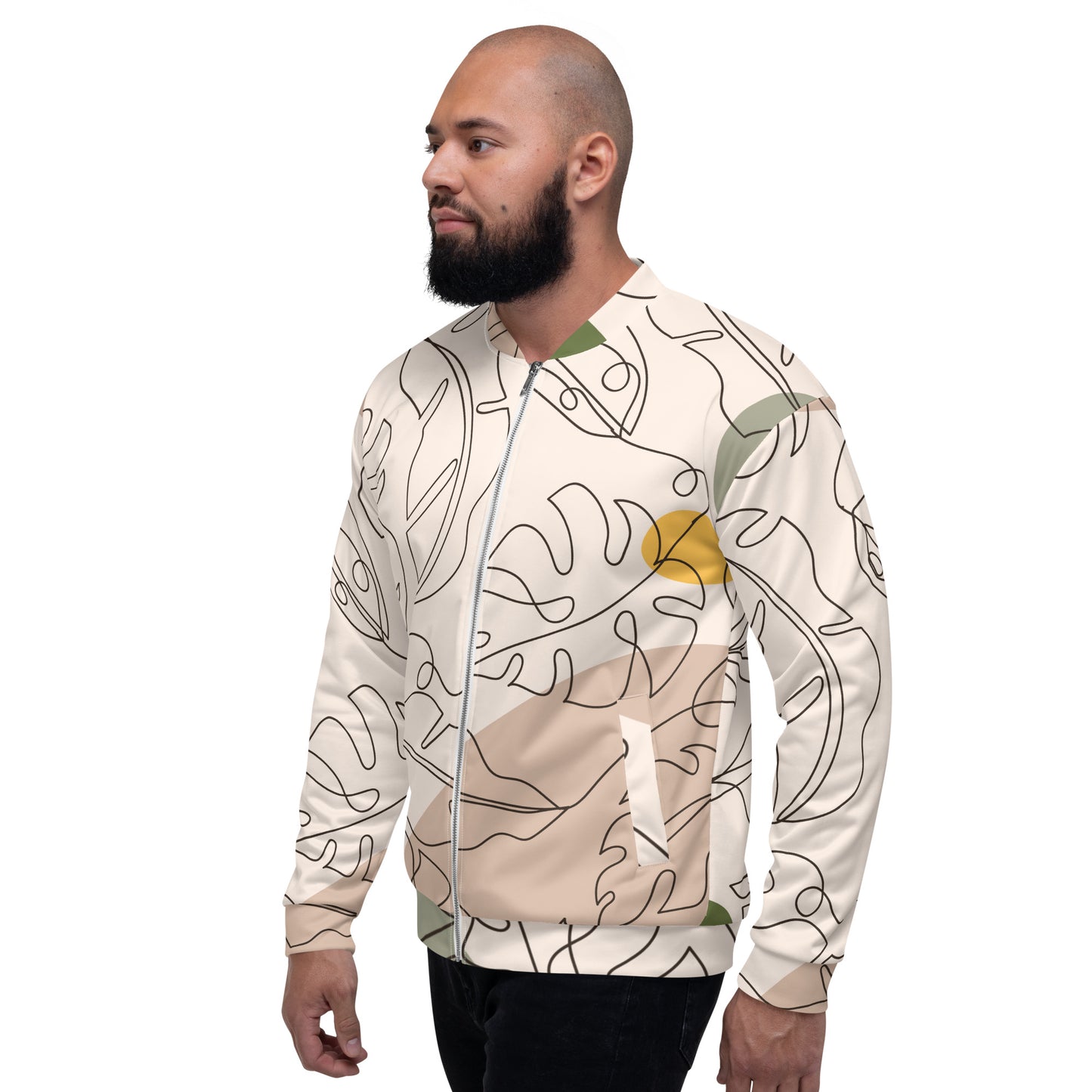 Leafy Bomber Jacket