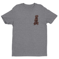 Cocoa Printed Men's Fitted T-Shirt