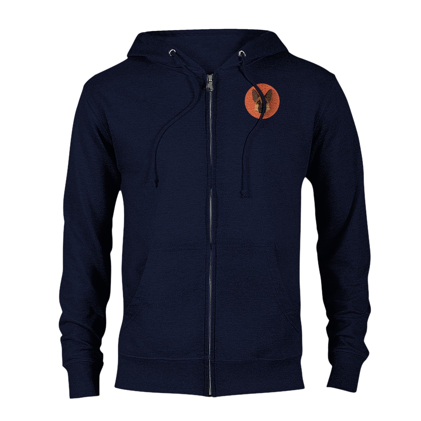 Shepherd Girl Orange Zip Hoodie