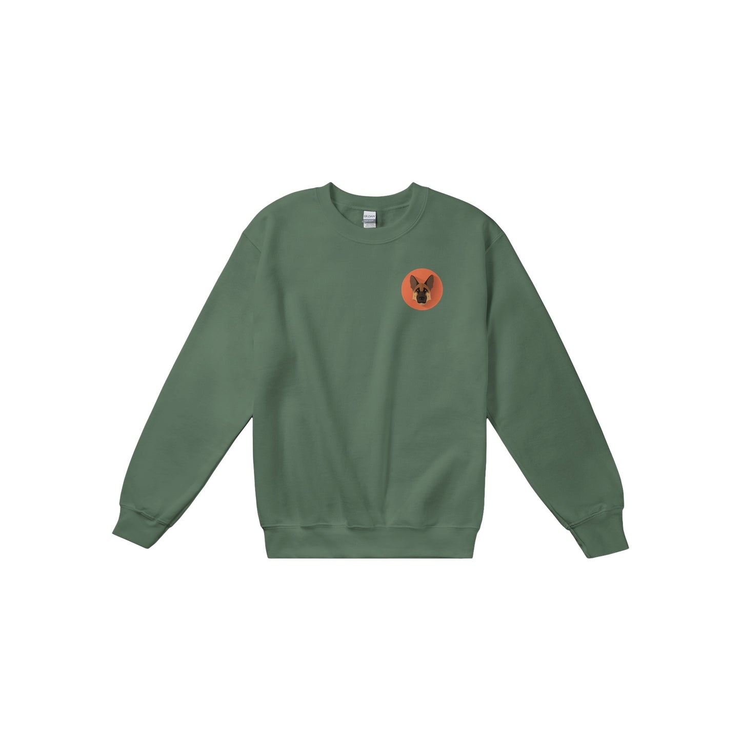 Shepherd Girl Orange Crewneck Sweatshirt