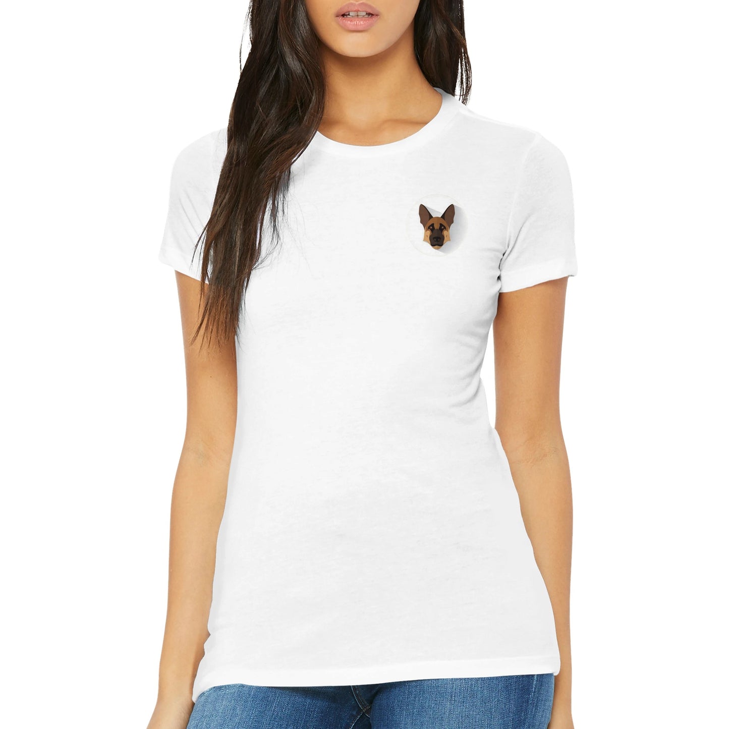 Shepherd Girl White Women's T-shirt