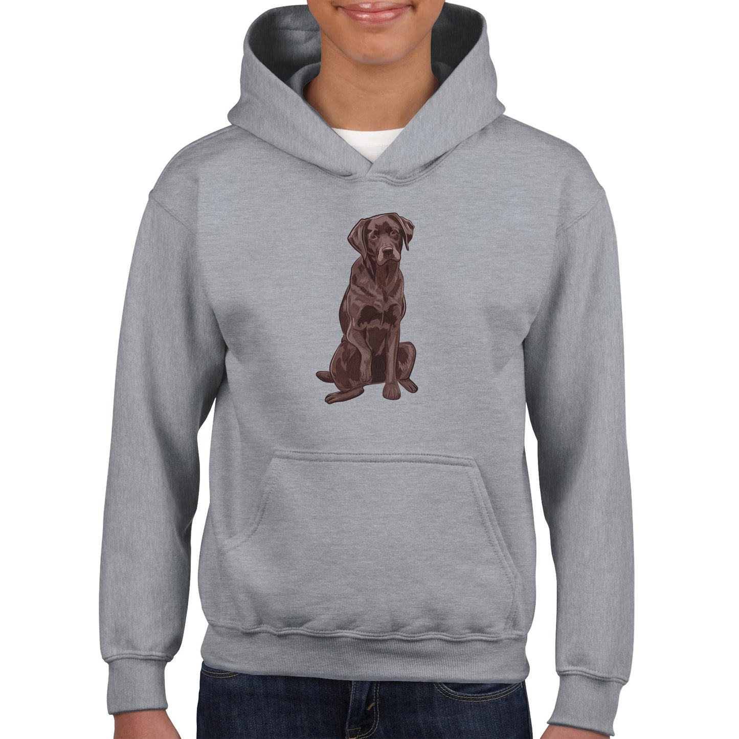 Cocoa Printed Kids Pullover Hoodie