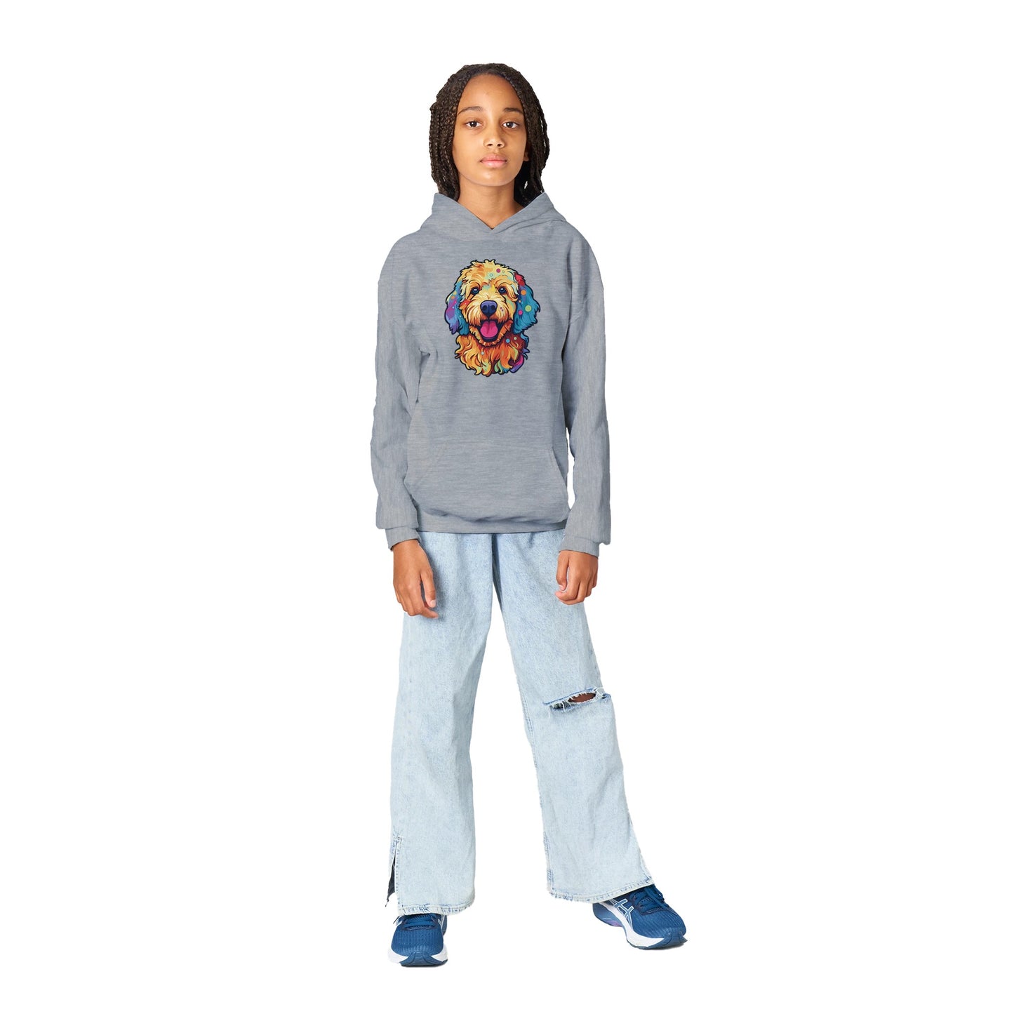 Doodle Boy Kid's Color Pop Hoodie