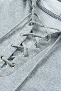 Women’s Lace-Up Hoodie – Cozy & Stylish with a Relaxed Fit