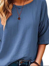 Women’s Relaxed Fit 3/4 Sleeve Top – Casual Comfort in 4 Colors