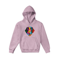 Color Silly Lab Printed Kids Pullover Hoodie