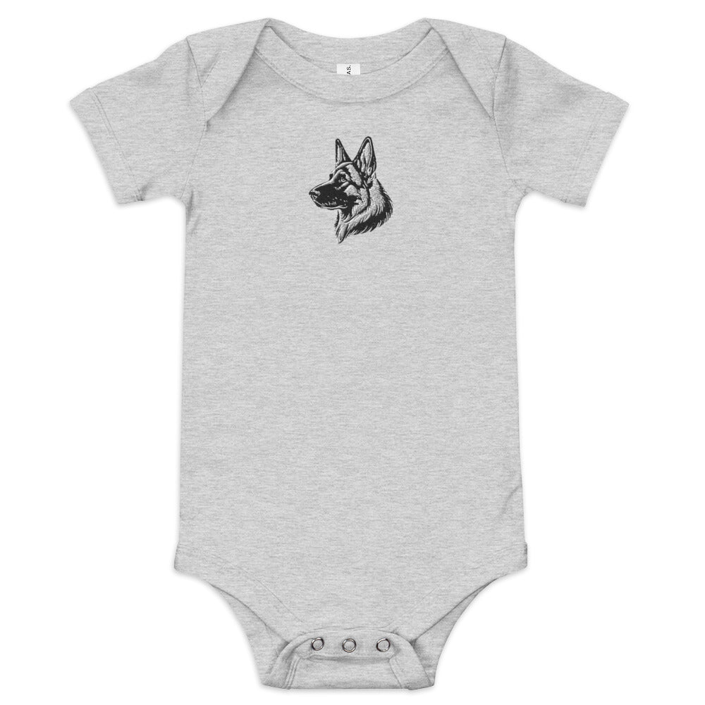 Embroidered Classic Shepherd Girl Baby One Piece