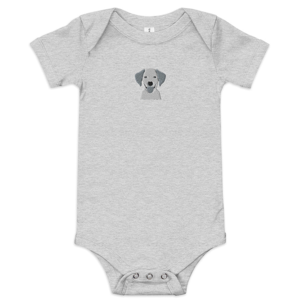 Embroidered Classic Silly Lab Baby One Piece