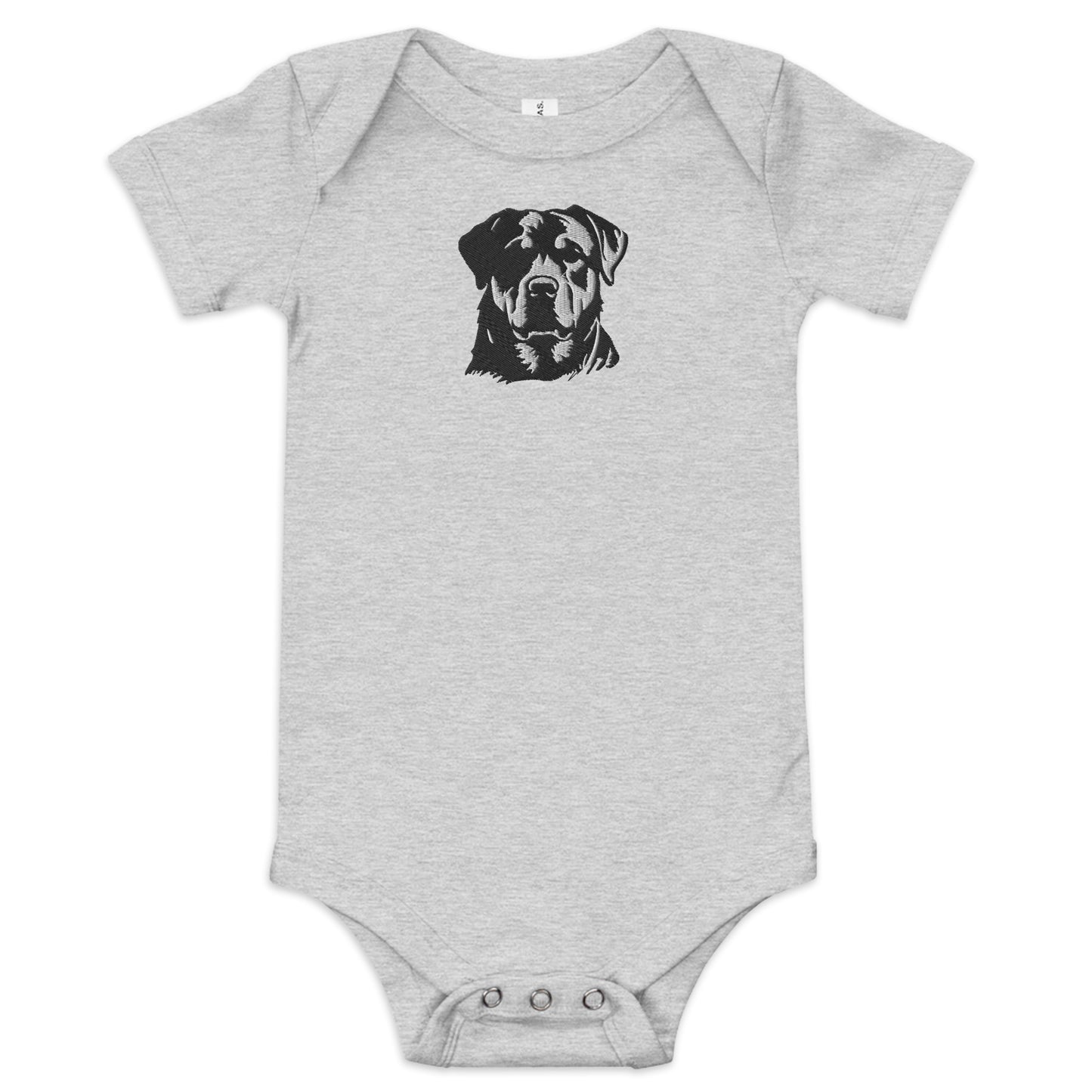 Embroidered Classic Rottie Baby One Piece