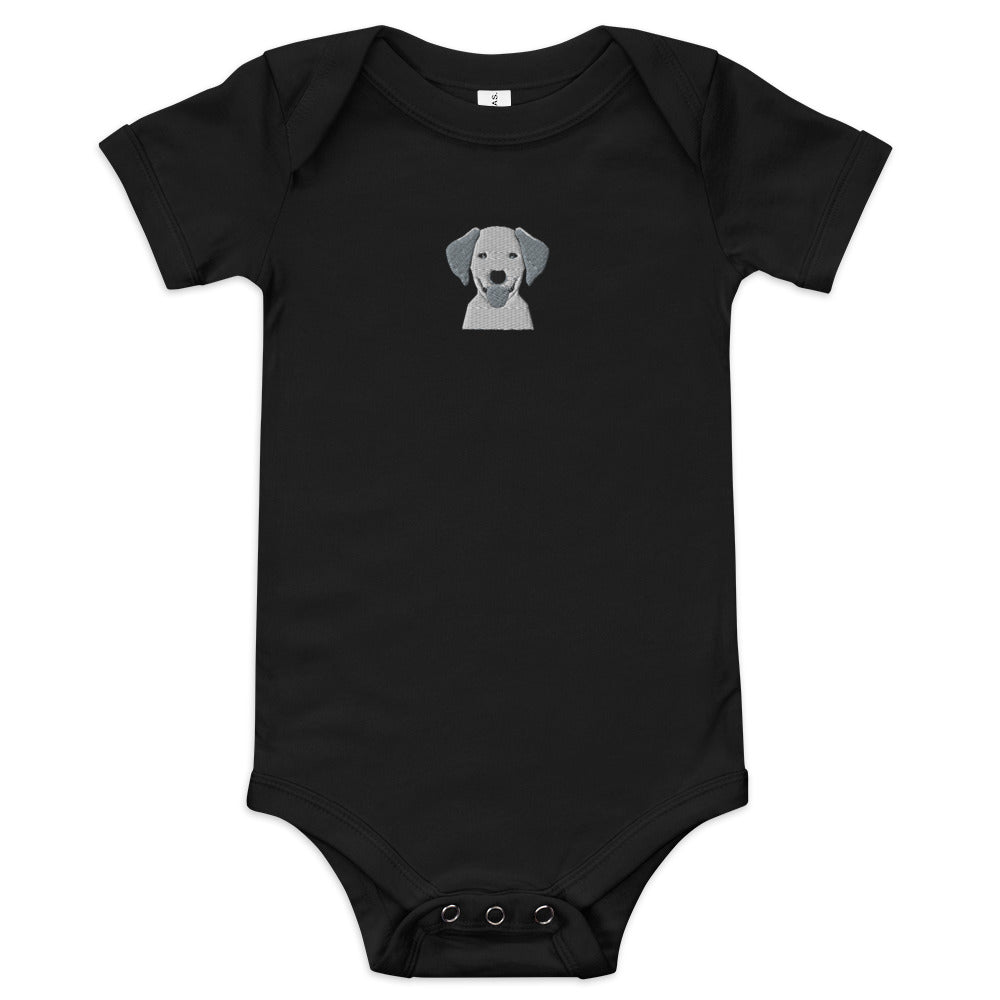 Embroidered Classic Silly Lab Baby One Piece