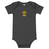 Embroidered Silly Lab Baby One Piece