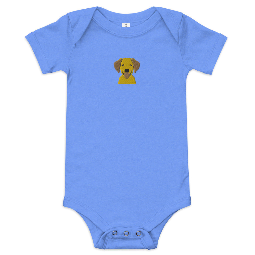 Embroidered Silly Lab Baby One Piece