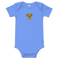 Embroidered Silly Lab Baby One Piece