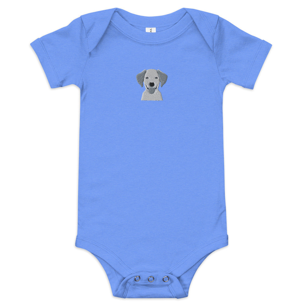 Embroidered Classic Silly Lab Baby One Piece