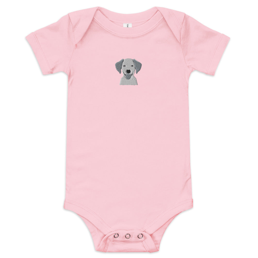 Embroidered Classic Silly Lab Baby One Piece