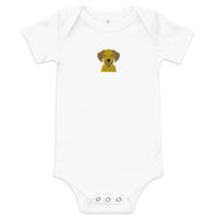 Embroidered Silly Lab Baby One Piece