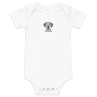 Embroidered Classic Silly Lab Baby One Piece