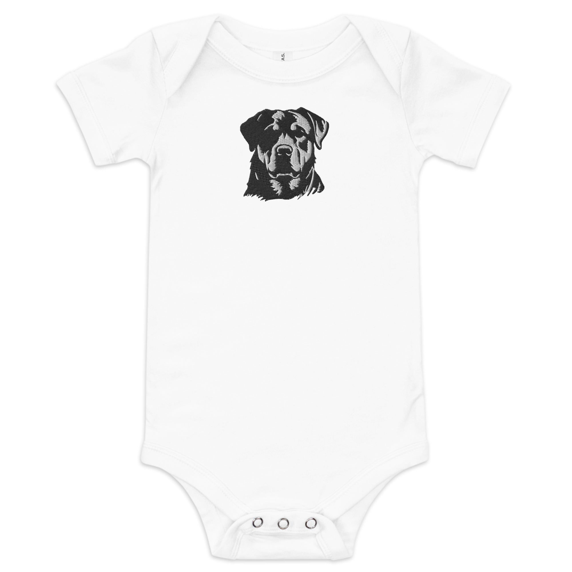 Embroidered Classic Rottie Baby One Piece