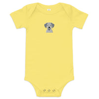 Embroidered Classic Silly Lab Baby One Piece