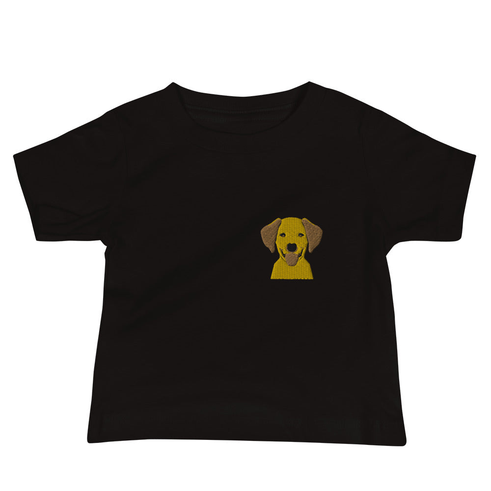 Embroidered Silly Lab Baby Jersey Short Sleeve Tee