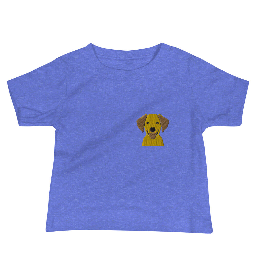 Embroidered Silly Lab Baby Jersey Short Sleeve Tee