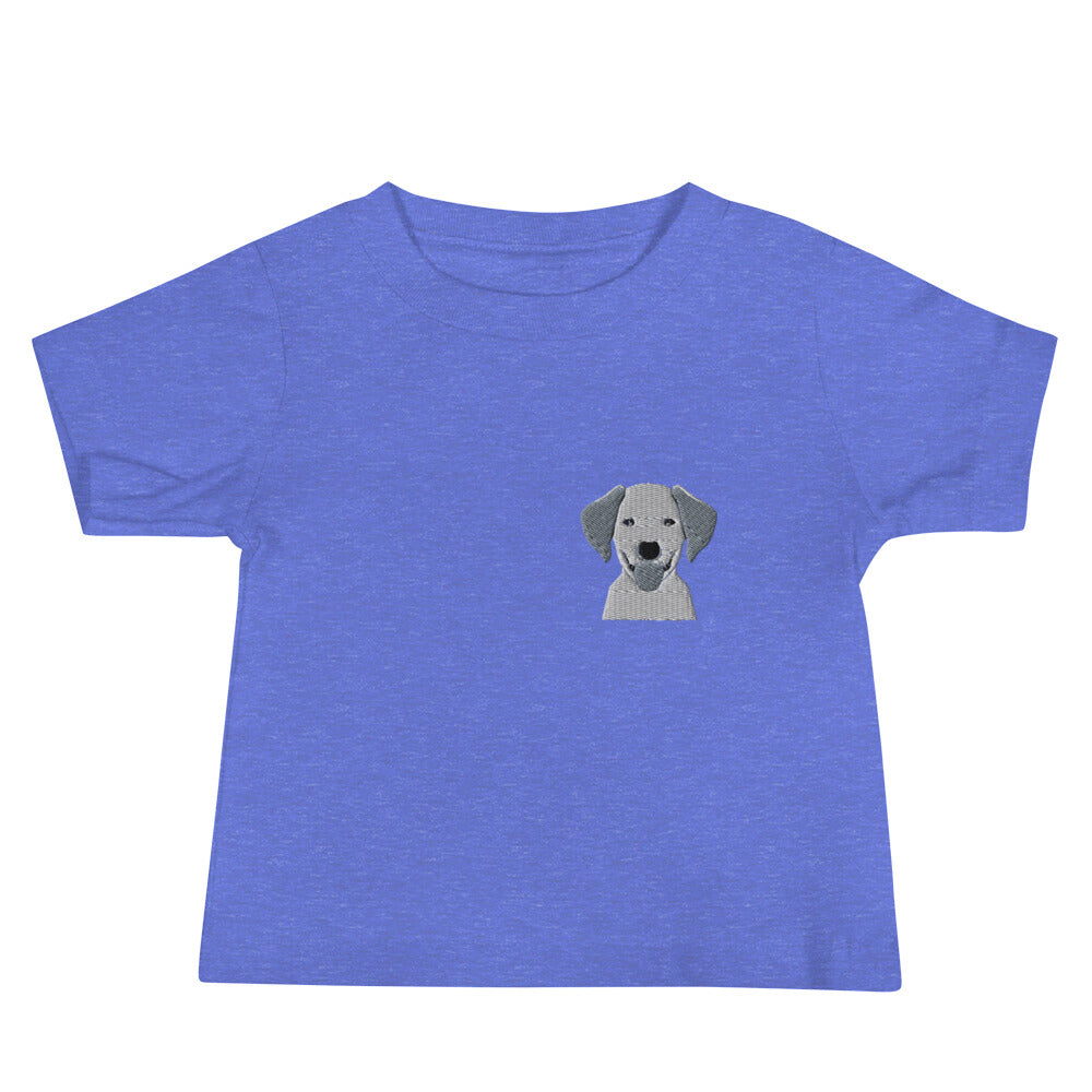 Embroidered Classic Silly Lab Baby Jersey Short Sleeve Tee