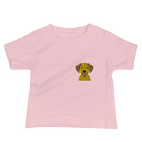 Embroidered Silly Lab Baby Jersey Short Sleeve Tee