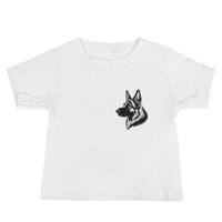 Embroidered Classic Shepherd Girl Baby Jersey Short Sleeve Tee