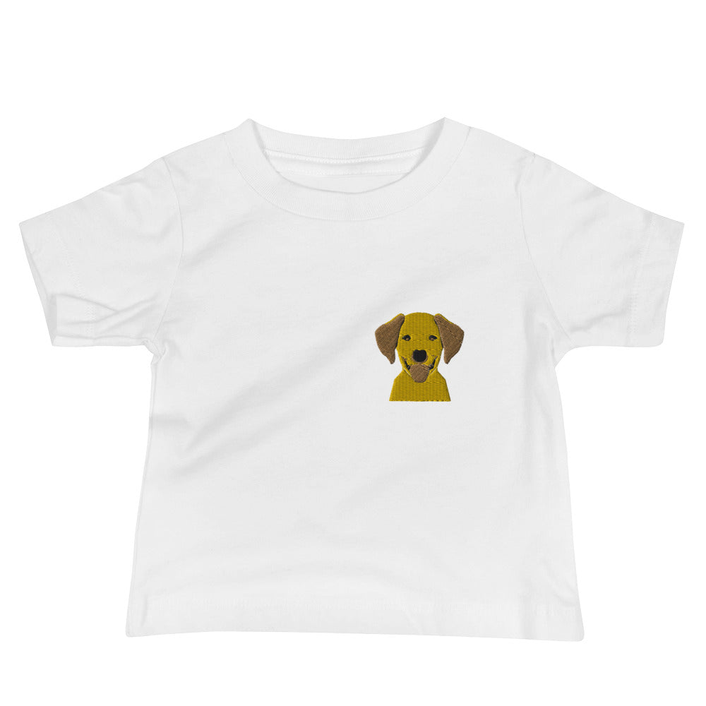 Embroidered Silly Lab Baby Jersey Short Sleeve Tee