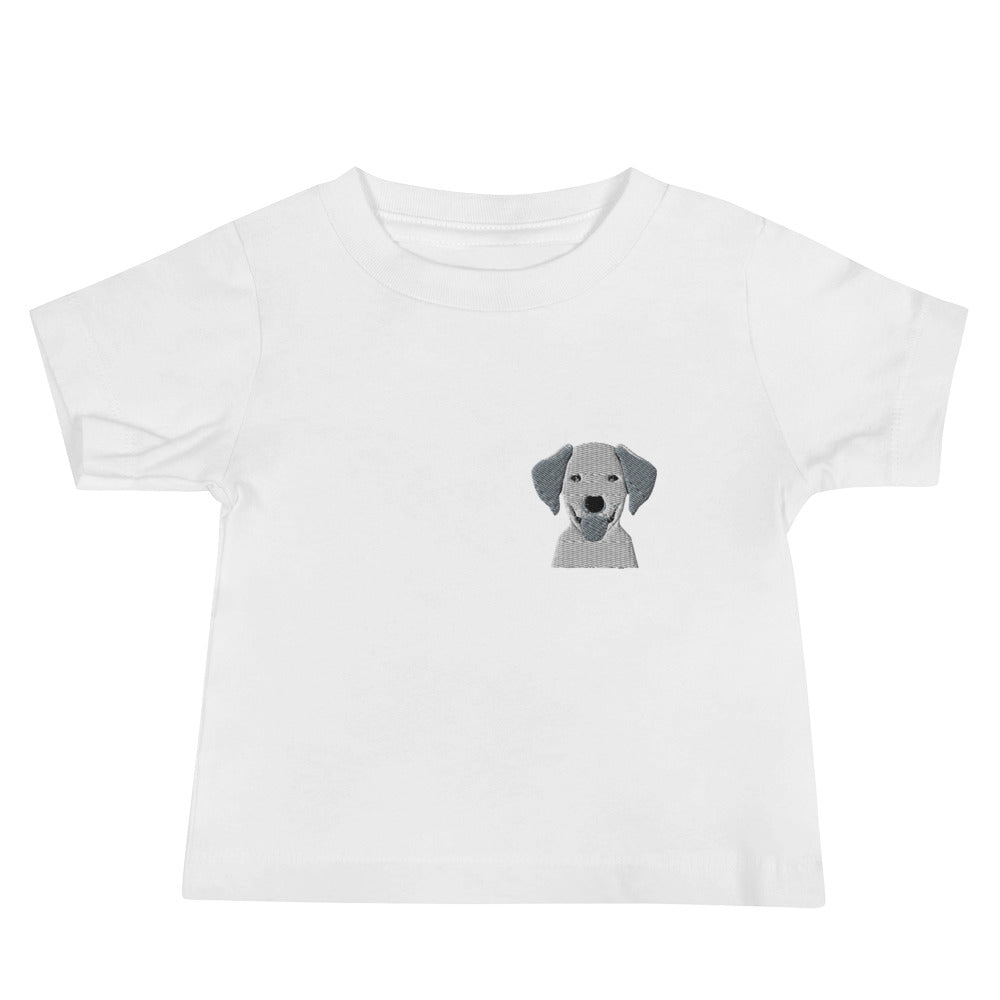 Embroidered Classic Silly Lab Baby Jersey Short Sleeve Tee