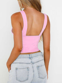 Women’s Basic Sleeveless Crop Top – Classic & Versatile Style