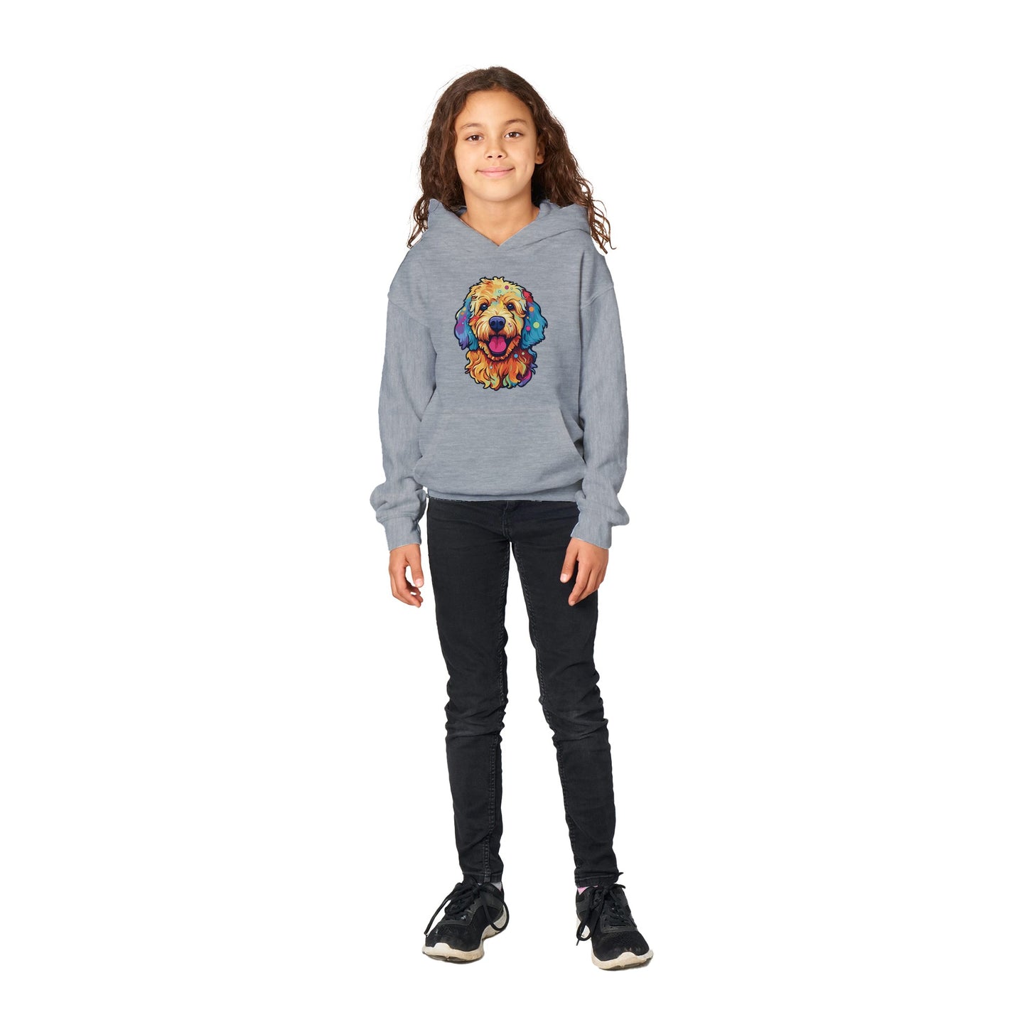 Doodle Boy Kid's Color Pop Hoodie