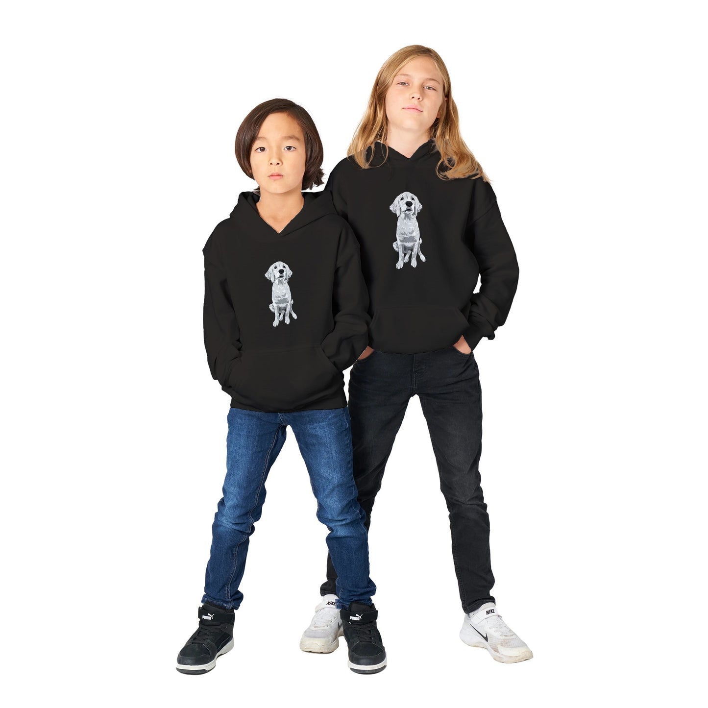 Doodle Boy Classic Kid's Hoodie