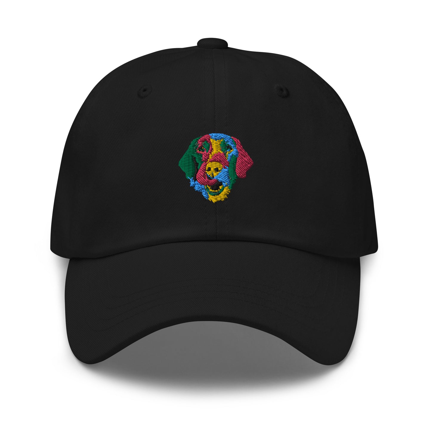 Embroidered Color Silly Lab Dad Hat