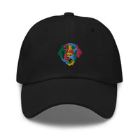 Embroidered Color Silly Lab Dad Hat