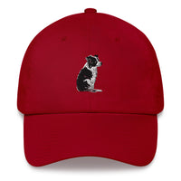 Embroidered Collie Craze Girl Dad Hat